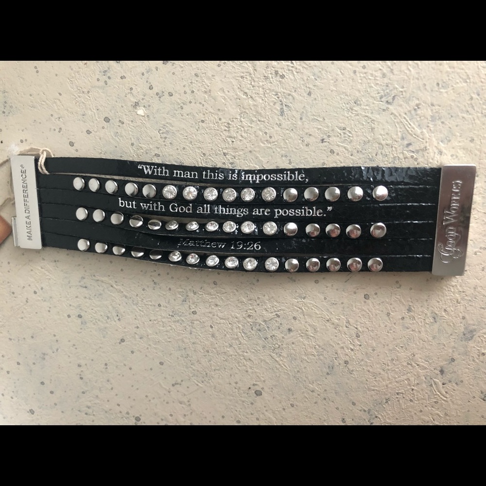 Make a Difference Bracelet w/Scripture Reference - Picture 2 of 2